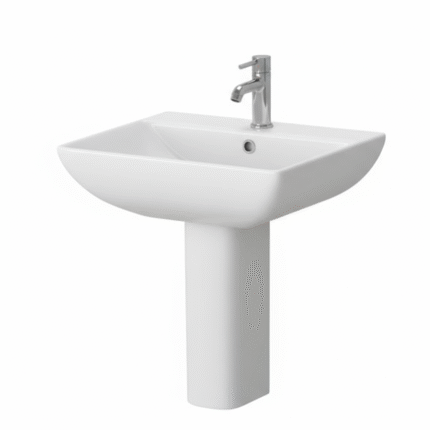 Moroccoware SKY WashBasin 18x14 compact designer ceramic basin for small washrooms